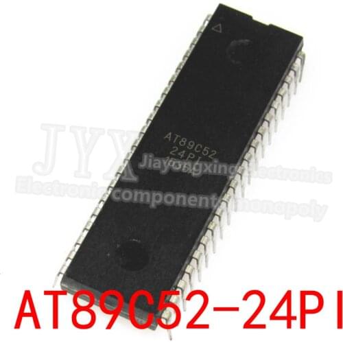 AT89C52-24PI AT89C52 AT89C52-24PC AT89C52-24PU 89C52 MCU 8BIT 8KB FLASH DIP-40