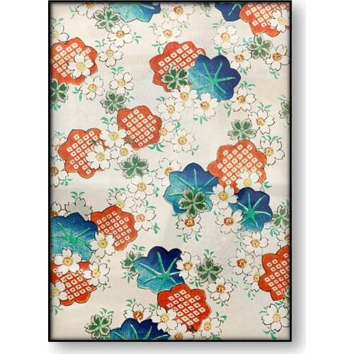 Floral Pattern From Bijutsu Sekai Watanabe Seitei Japanese Art Poster Canvas Print Chinese Flower Pattern Asian Floral Wall Art