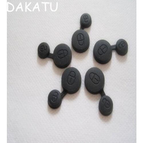DAKATU Remote Rubber 2 Button Push Button Rubber Pad For Citroen Elysee Car Keys 2 Button