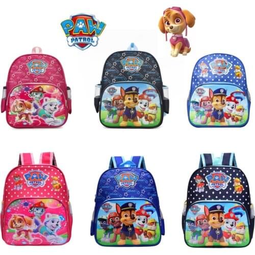 PAW Patrol Cartoon Lightweight Childrens Backpack Chase Cute Dog Boy Girl Multifunctional Outdoor Backpack Essential School Bag