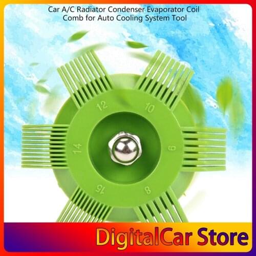 ESPEEDER Universal Car A/C Radiator Condenser Evaporator Fin Straightener Coil Comb Plastic Auto Cooling System Repair Tools