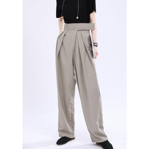 JINGZHI Women's Wide Trousers