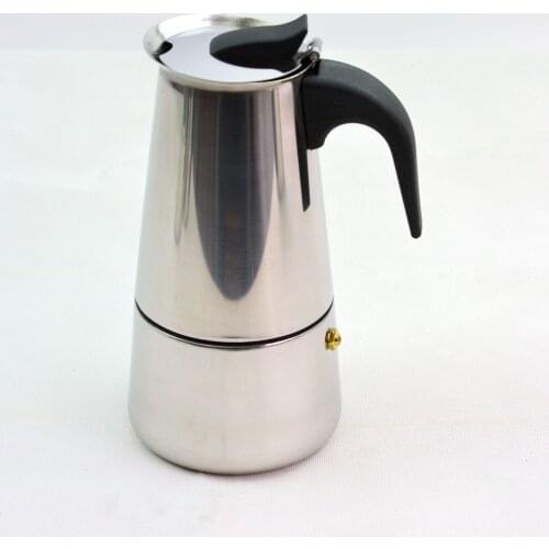 Stainless Steel Espresso Maker Kitchen Drip Kettle Tea Pot Moka Coffe Pot Coffee Extractor 100ml