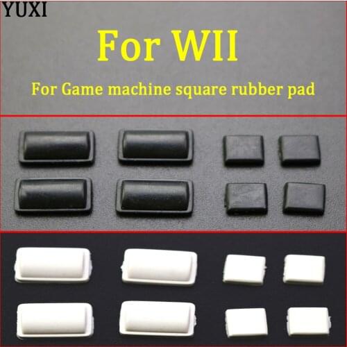 YUXI 15 set Screw Rubber Feet Cover Set replacement for WII Console High Quality