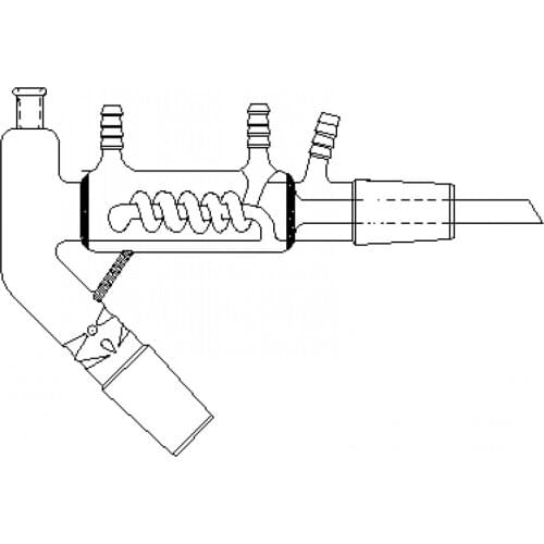 Laboratory Distilling Heads,Short Path,Improved,with Vigreux,10/18 top Joint