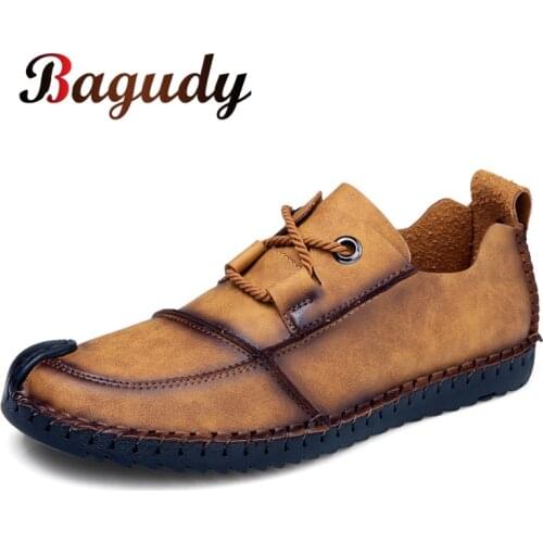 Brand New Mens Leather Casual Shoes Moccasins Men Loafers Spring Fashion Sneakers Male Boat Shoes Suede Shoes Big Size 38-48