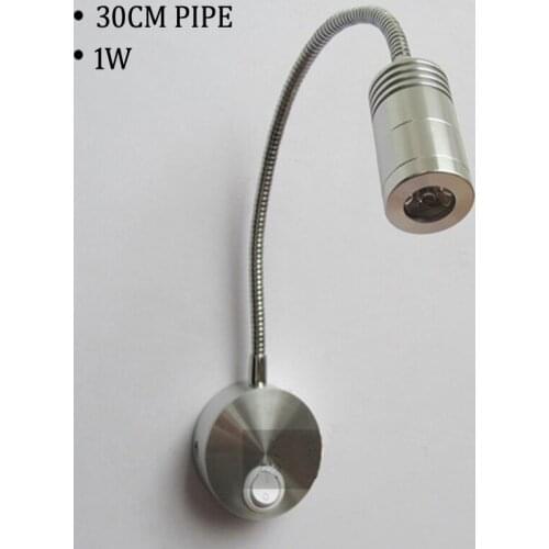 1W Living Room Hotel Bedroom Bedside Wall Lamp With Switch Wall Led Light Indoor Headboard Light