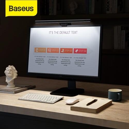 Baseus Screen Hanging Light Desk Lamp Computer Laptop Light Table Lamp For LCD Monitor Lamp Study Reading Light