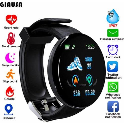 New Bluetooth Smart Watch Men Blood Pressure Round Smartwatch Women Watch Waterproof Sport Tracker WhatsApp For Android Ios