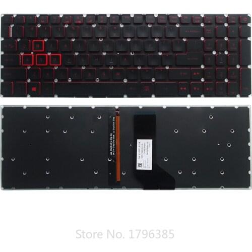New laptop US Keyboard Backlit for Acer Nitro 5 AN515 AN515-51 AN515-52 AN515-53 AN515-41 AN515-42 AN515-31 n17c1