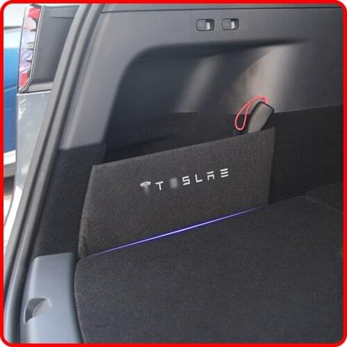 Trunk Boot Baffle For Tesla Model Y 2021 Car Interior Accessories Baffle Trunk Partition Parts