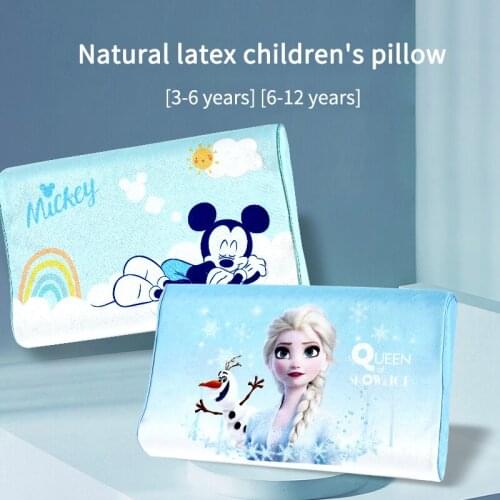 Disney Pillows for Baby Memory Latex Pillows for Sleeping All Seasons Ventilation Child Pillow Suitable for 3-6 Years Old Child