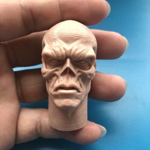Blank Hot 1/6 Scale The Grown Up Villain Of Team USA Skull Head Sculpt Unpainted