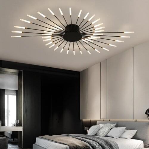 Modern Fireworks LED Chandelier Lights For Living Room Bedroom Home Decoration Indoor Lamps Chandelier Led Ceiling Lamp 220V