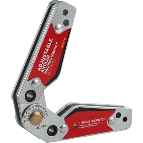 Adjustable Angles Welding Magnet Magnetic Welding Holders Positioner 20-200 Degree Magnetic Corner Welding Clamp