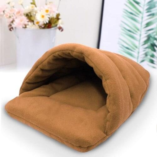 Warm Cat Bed Cave House Slippers Beds Dog Kitten Mat Nest Kennel Soft Sofa Sleeping Bag Mats Cushion For Cats Dogs Supplies