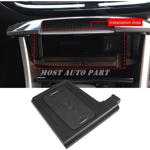 Inner Car Wireless Charger Wireless Phone Fast Charging Pad For Honda Accord 2014-2017 LHD The Phone With QI Wireless Charging
