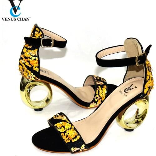 Latest 2020 Summer Womens Mid Heels Slippers 2020 Special Arrivals Wedding Purple Color Nigeriain Shoes Nigerian Party Pumps