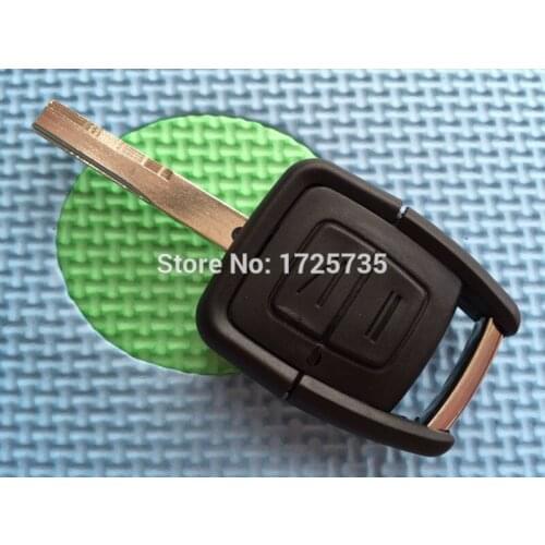 1Pcs New Replacement Key Case For Opel Vauxhall Vectra Astra Zafira 2 Button Remote Fob Shell Blank Blade HU43 No Logo Auto Part