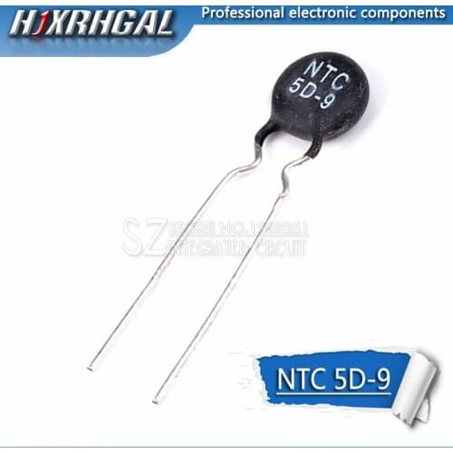 20pcs Thermistor Resistor NTC 5D-9 Thermal Resistor hjxrhgal