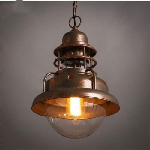 American Country Industrial Retro Pendant Lamp Bar Cafe Restaurant Living Room Bedroom Decoration Lamp Free Shipping LED Bulbs