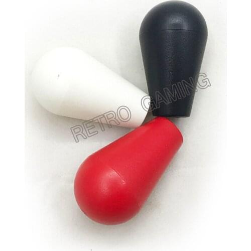 Free shipping Oval ball top Bat ball for Joystick 3 colors available ball top Arcade joystick Rocker parts for Arcade machine