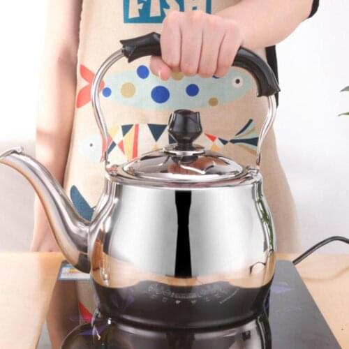 Whistling Tea Kettle Stainless Steel Teapot Teakettle For Stovetop Induction Teapot With Handle Kitchen Tool