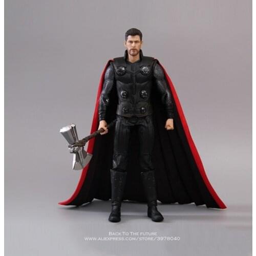 Disney Marvel Avengers Thor 31cm Action Figure Anime Decoration Collection Figurine doll kids mini Toys model for children gift