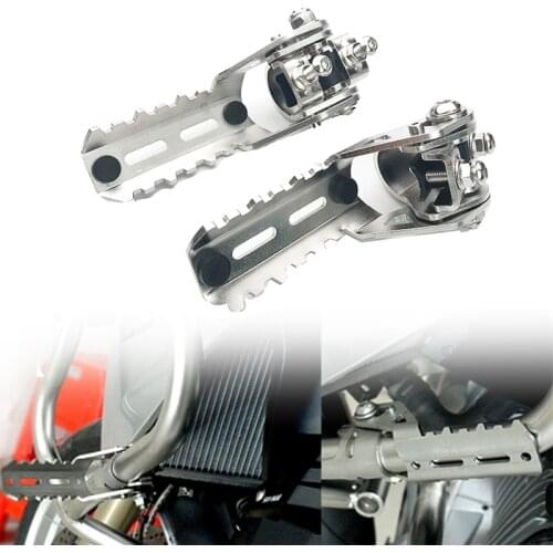 For BMW R1200GS R 1200 R1200 GS adv adventure LC 2013-2019 Motorcycle Highway Front Foot Pegs Folding Footrests Clamps 22-25mm