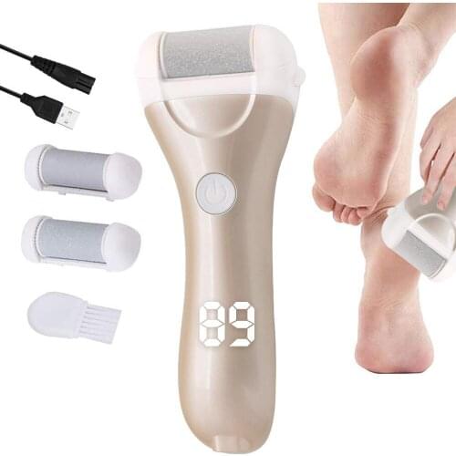 Electric Foot File, Callus Remover Electric Foot Hard Skin Remover Rechargeable,Pedicure Hard Skin Remover Electric Foot Grinder