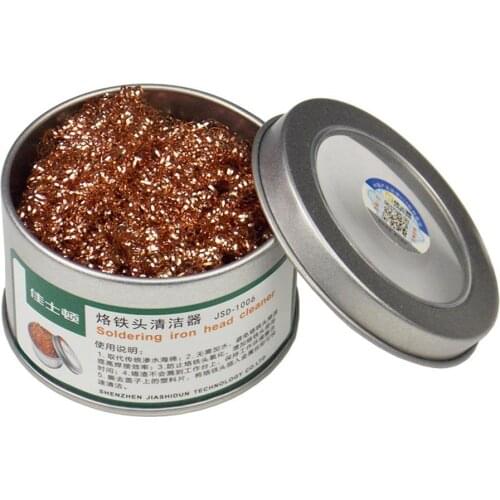 Electric Soldering Bit Cleaner Desoldering Tin Wire Mesh Filter For Machine Parts Molds Welding Iron Tips