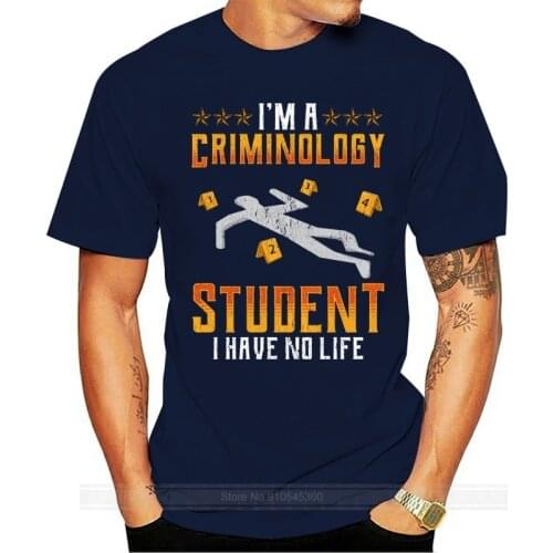 Criminology Student College T Shirt Cute Designer Fashion Trend Clothes S-XXXXXL Tee Shirt Spring Autumn Shirt