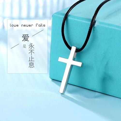 Game Mystic Messenger 707 Luciel Cross Necklace Pendant 5cm Cosplay Replica