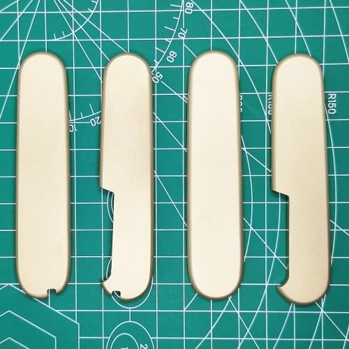 Hand Made Brass Scales for 91 mm Victorinox Swiss Army Knife