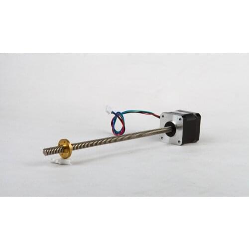 Linear &screw Motor! Wantai 1pc Nema 17 Stepper Motor 312mm stroke travel copper nut DIY CNC Robot reprap 3D printer CE ROHS