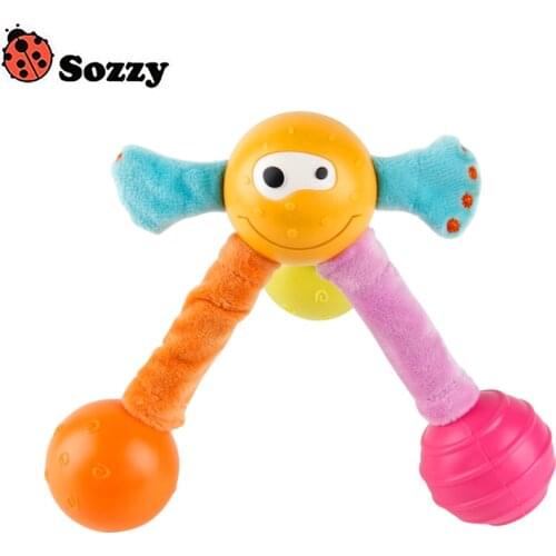 Baby Toys Rattle Ball Hand Bells Fun Jingle Ball Develop Intelligence Training Grasping Ability Toy