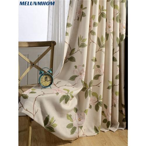 Direct Selling Time-limited Home Cortinas Dormitorio Cotton Shade For Bedroom Living Room Screen Fabric Curtain For Custom