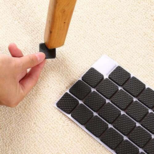 Furniture Self Adhesive Non-Slip Table Leg Mat Sofa Leg Floor Mute Wear-Resistant Aanti-Slip Stickers Protective Stool Foot Pad