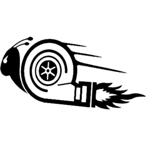 JDM styling Stylish window Stickers DUB Drift Race toy Styling Turbo Snail Cool car motorcycle decal sticker 15x7.5cm