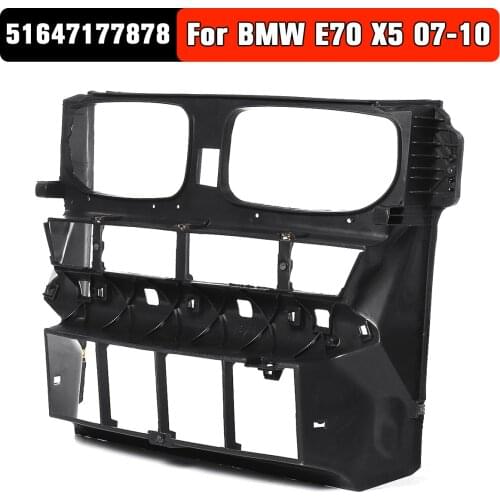 Pop Radiator Shutter Air Shutter Assembly Grill Air Duct Behind Kidney Grilles To Radiator 51647177878 For BMW E70 X5 2007-2010
