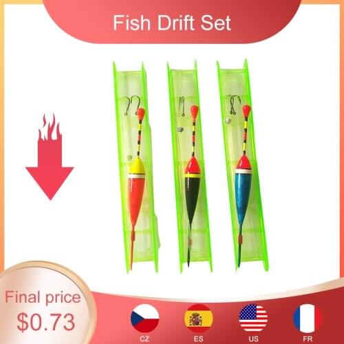 Fish Drift Set Fishing Line Group Export Foam Fish Float Finished Product Line Fishing Gear Tackles Tools Outdoor Accessories