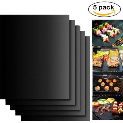 40*33cm Non-stick BBQ Grill Mat Baking Mat Barbuce Tools Cooking Grilling Sheet Heat Resistance Kitchen Tools Accessories