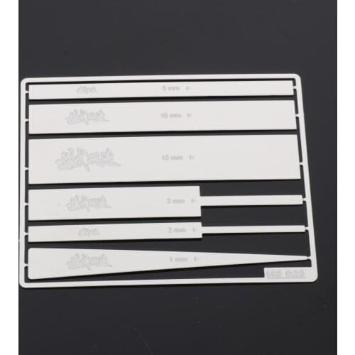 Gundam Model 6 in 1 Stainless Steel Sanding Rod Fine polishing Article Hobby Grinding Tools