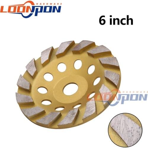 Diamond Grinding Wheel 150X22X10mm Disc Bowl Shape Grinding Cup for Concrete Granite Stone Ceramics Cutting 1Pc