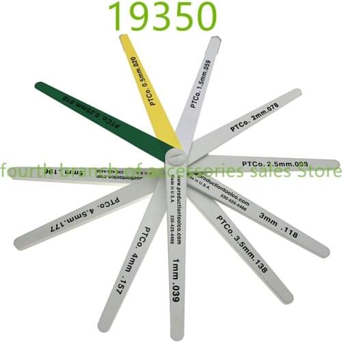 USA Production Plastic thickness gauge, Automotive special plastic feeler , USA Production 19350