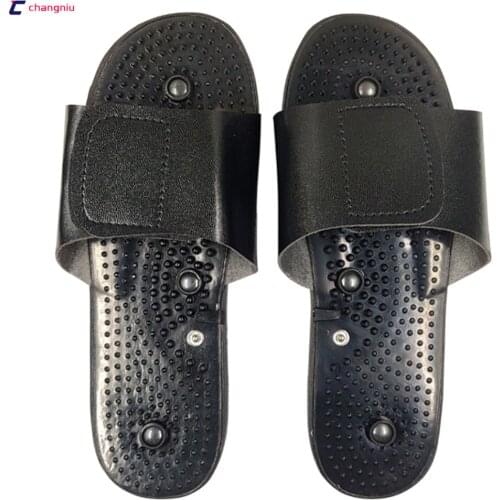 Freeshipping 5 pairs Tens Slippers for Tens Units ,Digital therapy machine shoes ,Slimming Massager slipper
