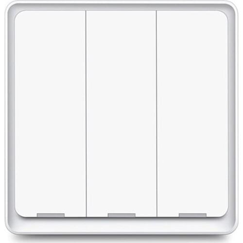 Zigbee Wireless Light Switch Smart Wifi Switch Wall Wireless Button Battery Powered 3 Buttons For Home Kitchen