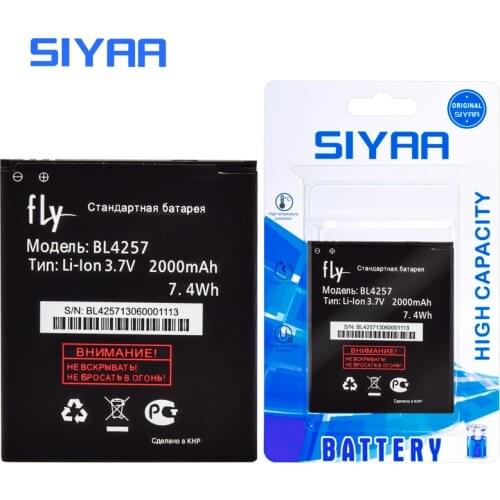 BL4257 Battery For Fly IQ451 Explay X-Tremer Explay High Capacity 2000mAh Replacement Mobile Phone Bateria Lithium Polumer