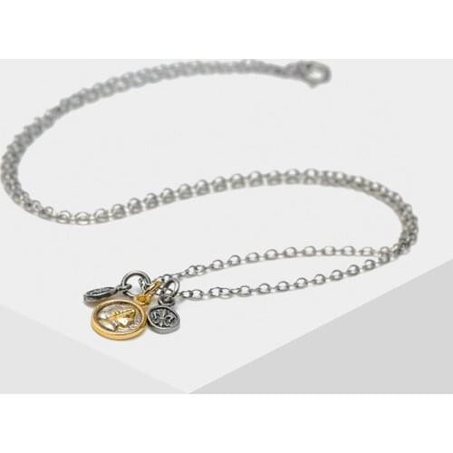 Amorita boutique Beauty head round card design vintage necklaces