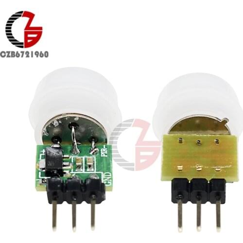 DC 5V 12V Mini PIR Motion Sensor Switch Module IR Infrared Human Induction Sensor Detector Controller Switch for LED Light AM312